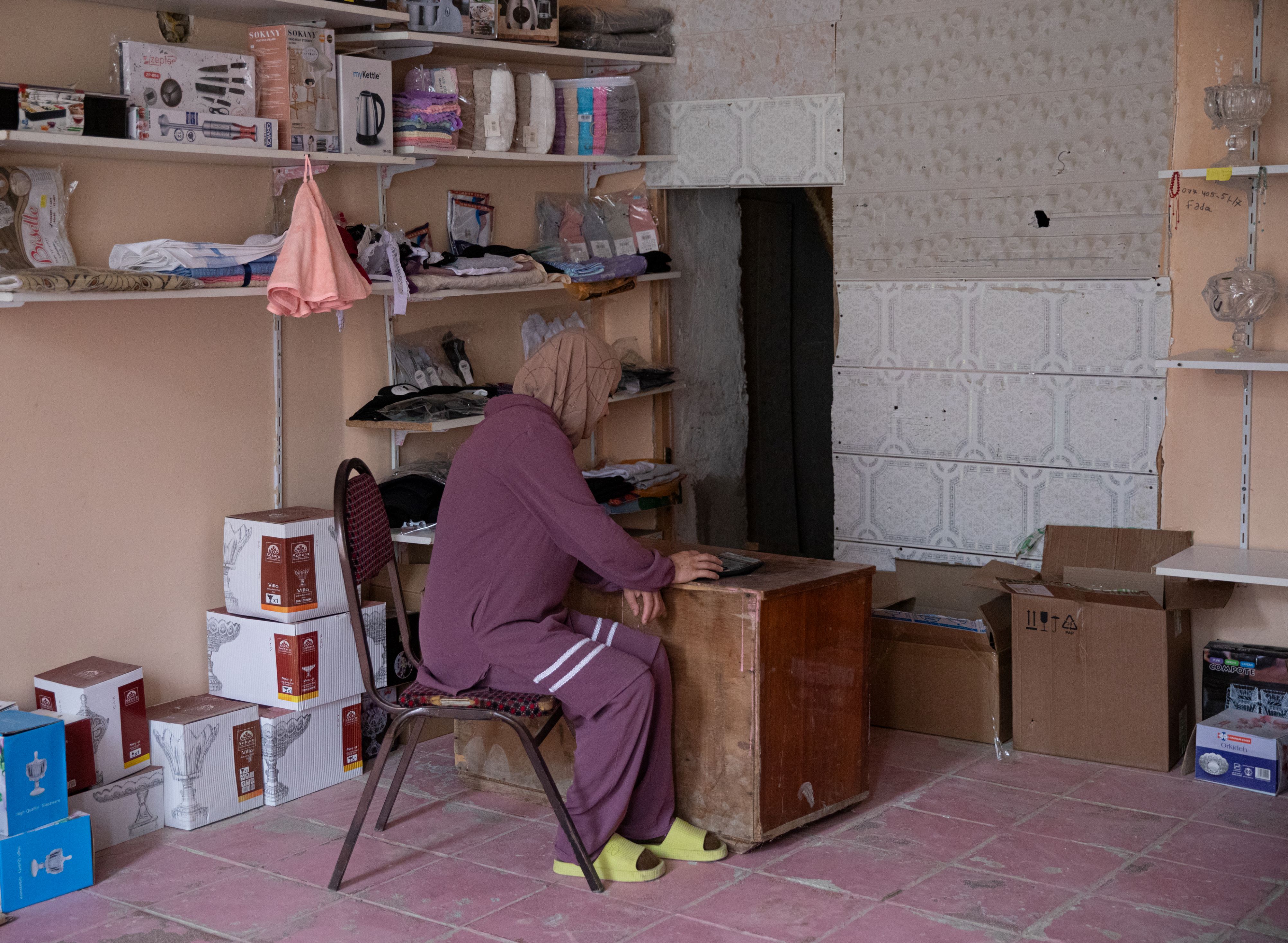 Sevda at her market