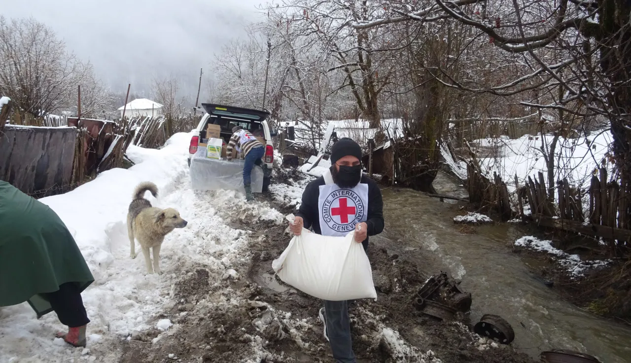 The ICRC delivers assistance to populations and health structures in Abkhazia's remote areas during the the COVID-19 pandemic.