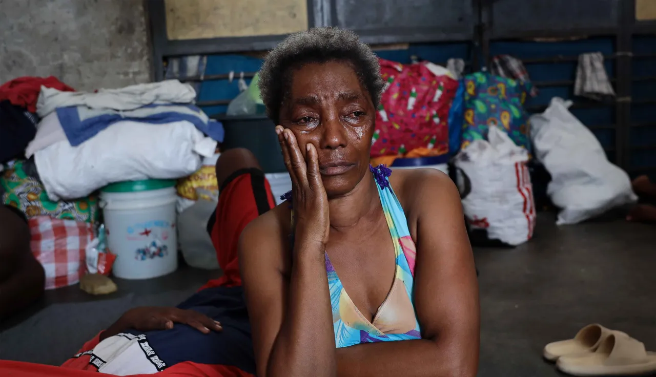 Rose-Marie, déplacée, elle décrit les conditions de vie éprouvantes Rose-Marie, déplacée, elle décrit les conditions de vie éprouvantes