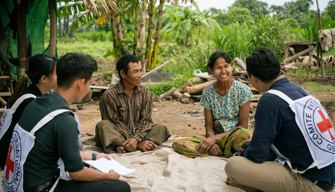 Khin Maung Yin, a 59-year-old farmer from Myanmar, recounts how his family’s agricultural livelihood was severely disrupted by the March 2025 earthquake.