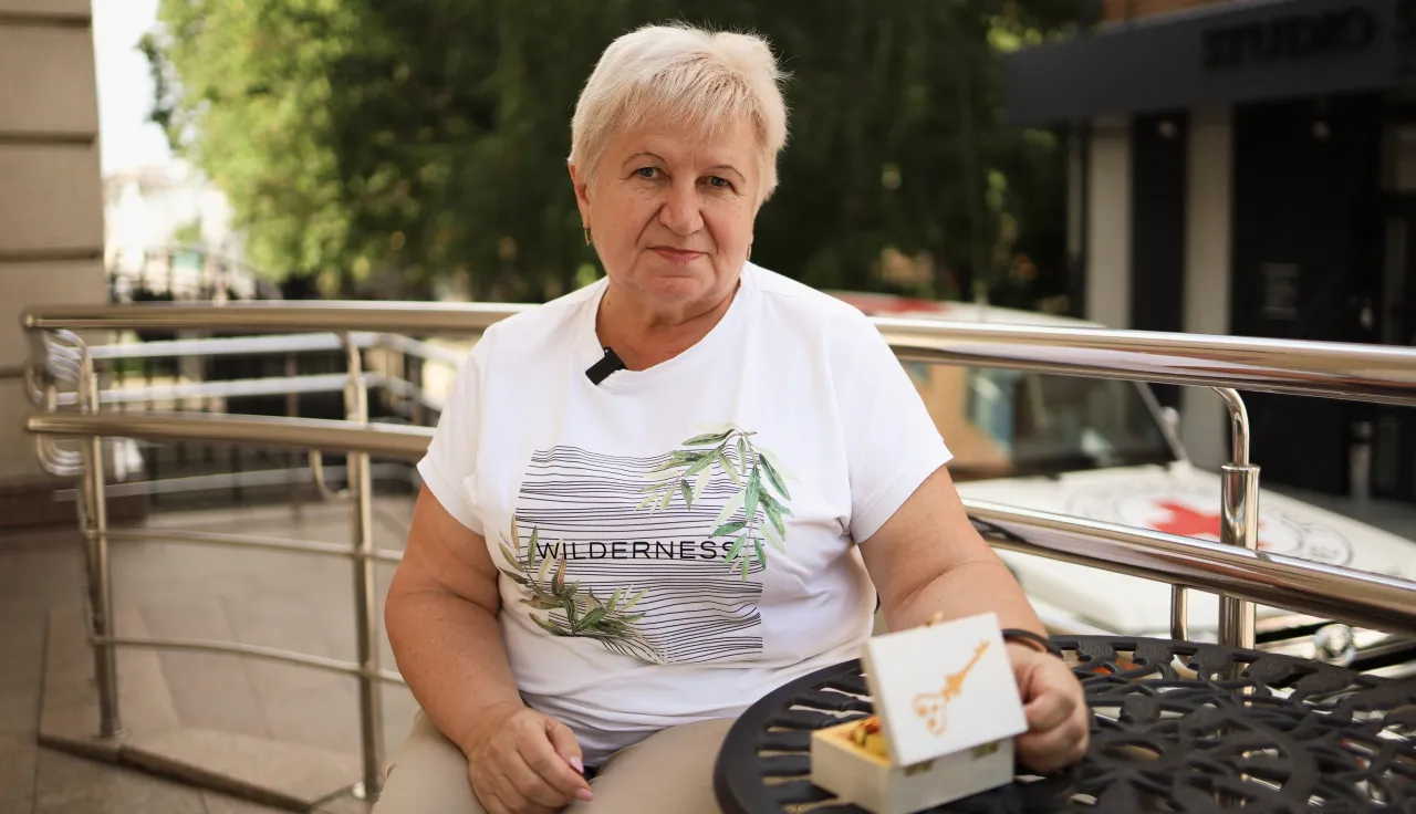 Liudmyla in Poltava Region waits for her son to return from captivity. Liudmyla in Poltava Region waits for her son to return from captivity.