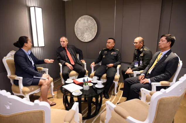 Participants from military, legal and humanitarian sectors gathered to strengthen the application of international humanitarian law and foster regional cooperation amid emerging military technologies.