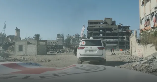 Gaza-AV-News-ICRC-Vehicle Gaza-AV-News-ICRC-Vehicle