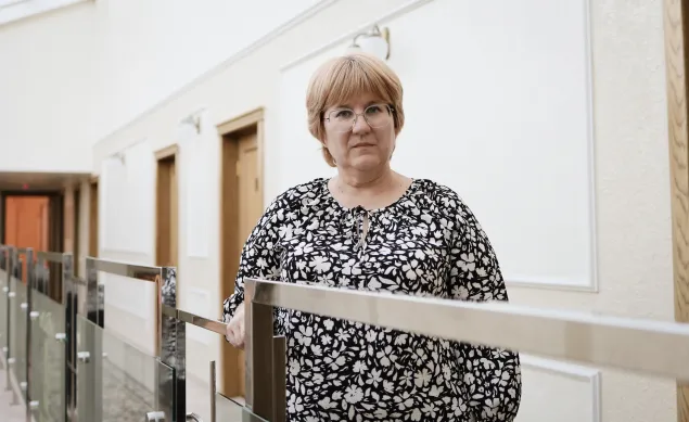 Tetiana, a psychologist who works to support families waiting for news of captured or missing loved ones.