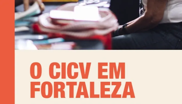 Capa do folheto "O CICV em Fortaleza"