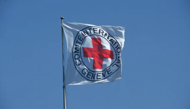 ICRC flag Flag of the International Committee of the Red Cross