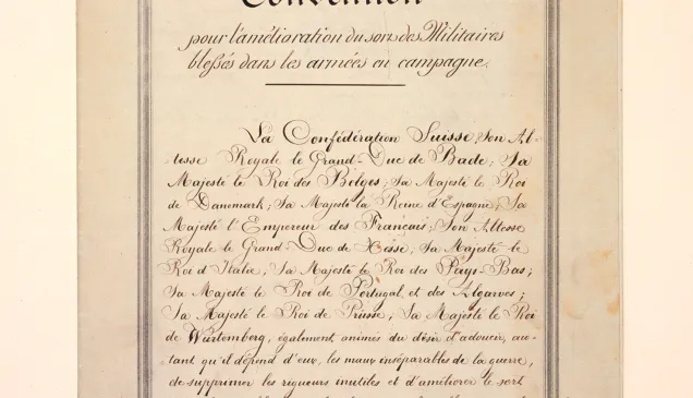 First Geneva Convention in 1864