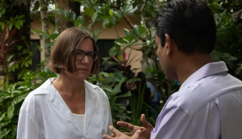 ICRC President Mirjana Spoljaric in Yangon, Myanmar, on September 6, 2024