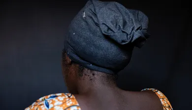 Henriette, survivor of sexual violence in the DRC. Henriette, survivor of sexual violence in the DRC.