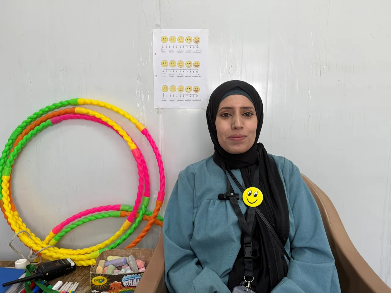 Dr Sally Mental Health and Psychosocial Support (MHPSS) Field Officer Field Hospital Gaza.jpg Dr Sally Mental Health and Psychosocial Support (MHPSS) Field Officer Field Hospital Gaza.jpg
