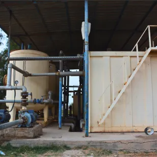 ICRC IRCS RO Water Station south Iraq.