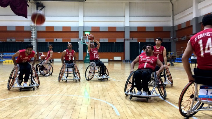 China: Afghan wheelchair basketball team goes for slam dunk | International  Committee of the Red Cross