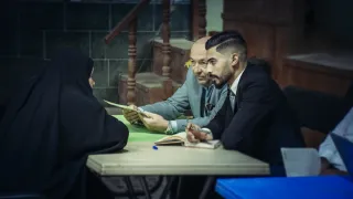 Lawyers from the Iraqi Bar Association providing legal support on an individual basis to the Families of Missing included in the Accompaniment Programme in Babil.