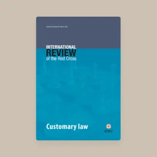 Cover of report on customary law