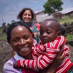 In Goma, Democratic Republic of the Congo, an ICRC delegate helps reunite a two-year-old with his mother, after being separated for three weeks. Didier REVOL/ICRC In Democratic Republic of the Congo, an ICRC delegate helps reunite a two-year-old with his mother, after being separated for three weeks.