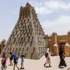 The Sankoré mosque in Timbuktu, Mali.