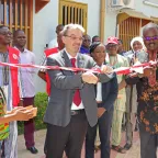 Inauguration of the ICRC sub-delegation in Dori, Burkina Faso, in the presence of government authorities (2022). Zalissa Sanfo/ICRC Inauguration of the ICRC sub-delegation in Dori, Burkina Faso, in the presence of government authorities.