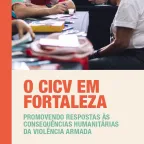 Capa do folheto "O CICV em Fortaleza"