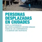 Portada de la publicación: Personas desplazadas en ciudades