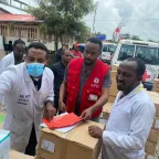 ICRC Ethiopia medical donation to Debre Berhan Hospital in North Shoa