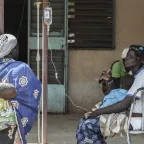 Barsalogho, centre médical. Des patientes.