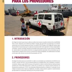 Portada de la publicación: Código de conducta para proveedores