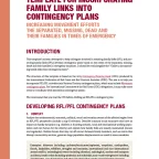 Template for Incorporating Family Links Into Contingency Plans