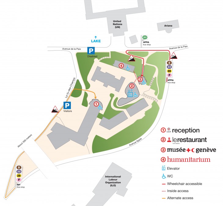 How to get to the Humanitarium | International Committee of the Red Cross