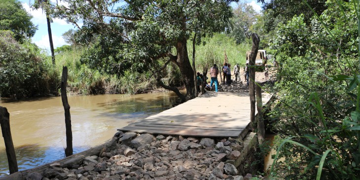 Le pont de Kibambo sur la rivière Lukushi a été réhabilité. 