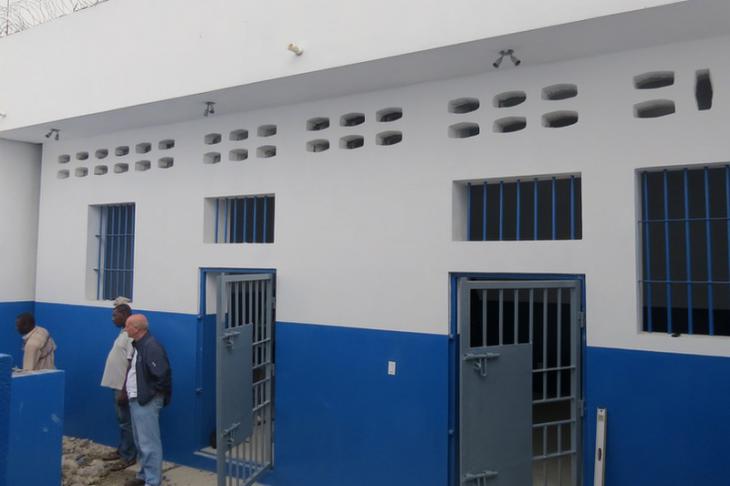 Los Cayos Prison, Port-au-Prince, Haiti. Women's accommodation built by the ICRC.