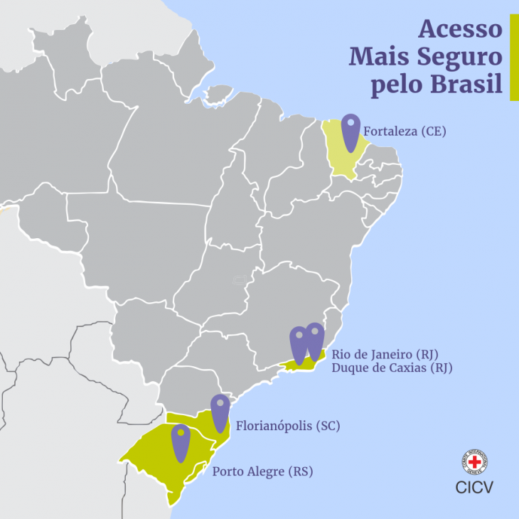 Cidades brasileiras onde a metodologia de AMS foi implementada
