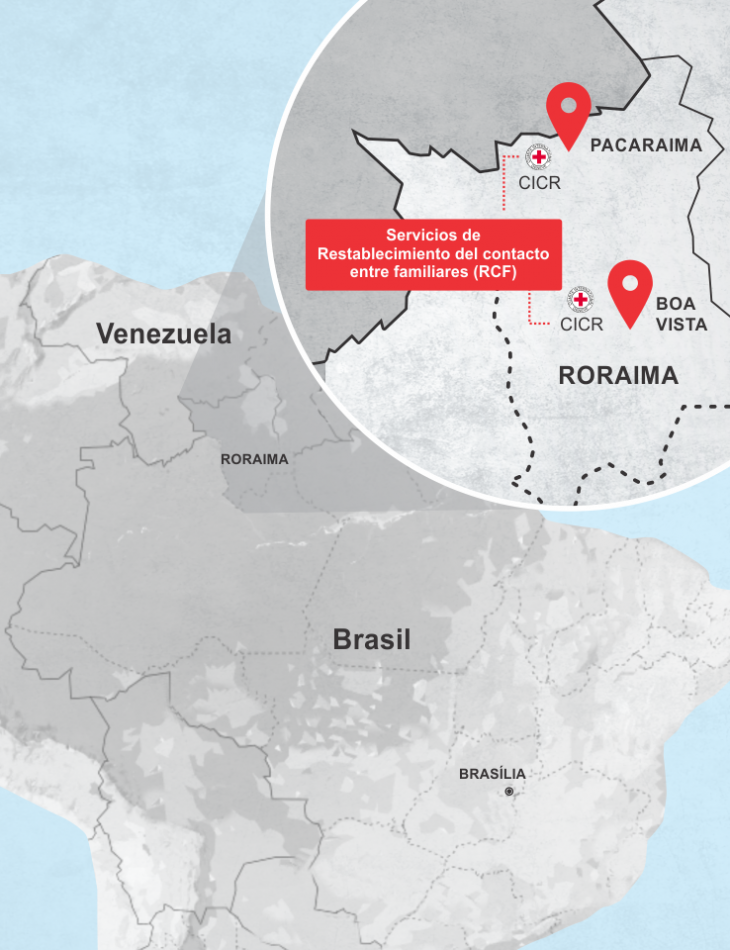 Brasil Venezuela frontera via Pacaraima en Roraima