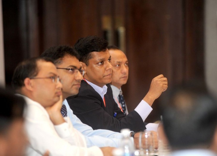 Members of the armed forces of Nepal and Bangladesh attending the sessions. ©ICRC